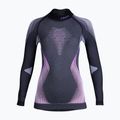 Dámská termální mikina UYN Evolutyon UW Shirt Turtle Neck anthracite melange/raspberry/purple 6