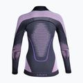Dámská termální mikina UYN Evolutyon UW Shirt Turtle Neck anthracite melange/raspberry/purple 7