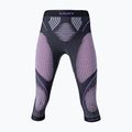 Dámské termoaktivní kalhoty UYN Evolutyon UW Medium anthracite melange/raspberry/purple 5