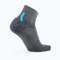 Dámské ponožky UYN Trekking Approach Low Cut grey/turquoise 2