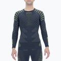 Pánský termo longsleeve UYN Resilyon UW Shirt Round Neck dark blue/yellow 6