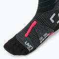 Pánské lyžařské ponožky UYN Ski One Merino anthracite/pink 3