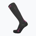Dámské lyžařské ponožky UYN Ski One Pure Snow black/pink 5