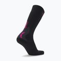 Dámské lyžařské ponožky UYN Ski One Alpine Merino black/pink 6
