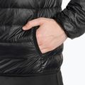 Pánská bunda  EA7 Emporio Armani Train Core ID Down Light Hoodie black/gold logo 4