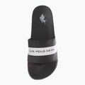 Pánské nazouváky U.S. Polo Assn. SKYE002 black/white 2