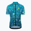 Dětský cyklistický dres Alé Maglia Mc Vibes modrý L22228461 4