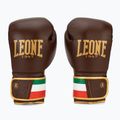 Boxerské rukavice LEONE 1947 Italy '47 black/white/brown 2