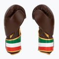 Boxerské rukavice LEONE 1947 Italy '47 black/white/brown 4