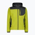 Pánská softshellová bunda CMP 3A01787N Zip Hood cardamom/black pine