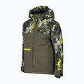 Dětská lyžařská bunda CMP 36W0714P Fix Hood olive/acido 2