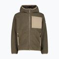 Pánský zateplený kabát CMP 36K2247 Fix Hood Parka teak mel