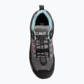 Dětské trekové boty CMP Rigel 2.0 Low Waterproof grey/acquarius/pink fluo 5