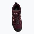Dětské trekové boty CMP Rigel 2.0 Low Waterproof black berry/amaranto 5