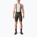 Pánské cyklistické šortky Castelli Espresso deep green