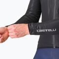 Pánská cyklistická bunda Castelli Squall Shell light black/silver gray 5
