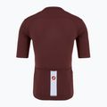Pánský cyklistický dres Castelli Prologo Lite deep bordeaux/ silver gray 2