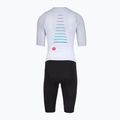 Dámská cyklistická kombinéza Castelli Free Sanremo 3 SS in white/black 2