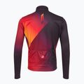 Pánský cyklistické tričko Longsleeve  Castelli Amplify Thermal dark night shade/red/vivid orange 2