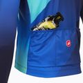Pánské cyklistické tričko Longsleeve  Castelli Amplify thermal belgian blue/azzurro italia/pool blue 5