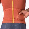Pánský cyklistický dres Castelli Drittone Logo paprika/mango mojito 5
