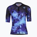 Dámský cyklistický dres Castelli Cosmic Vortex multicolor violet blue