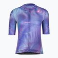Dámský cyklistický dres Castelli Cosmic Vortex multicolor ultraviolet rose