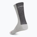Pánské ponožky Castelli Castelli Logo 18 Merino Sock silver gray/dark gray 2