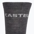 Pánské ponožky Castelli Castelli Logo 18 Merino Sock silver gray/dark gray 3