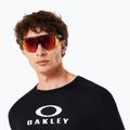 Pánské cyklistické tričko Longsleeve Oakley Seeker Flow LS02E blackout 4