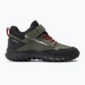 Juniorské boty  Geox Simbyos Abx dark green/red 2