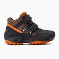 Juniorské boty  Geox New Savage Abx black/dark orange 2