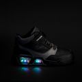 Dětské boty Geox Illuminus black/dark grey 7