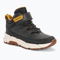 Juniorské boty  Geox Flexyper Plus black/dark yellow