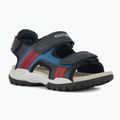 Juniorské sandály Geox Borealis ocean blue/red 8