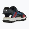 Juniorské sandály Geox Borealis ocean blue/red 11