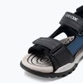 Juniorské sandály Geox Borealis ocean blue/red 7