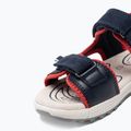 Juniorské sandály Geox Alben ocean blue/red 7