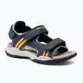 Juniorské sandály Geox Borealis ocean blue/gold