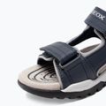 Juniorské sandály Geox Borealis ocean blue/gold 7