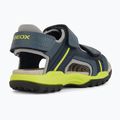 Juniorské sandály Sandály Geox Borealis avio/lime 11