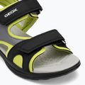 Dětské sandály Geox Vaniett black/light green 7