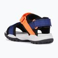 Juniorské sandály Geox Borealis ocean blue/orange 10