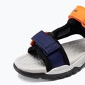 Juniorské sandály Geox Borealis ocean blue/orange 7