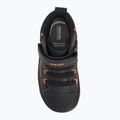 Dětské boty Geox Gisli black/dark orange 5