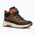 Junior boty Geox Flexyper Plus brown cotto / black 