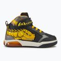 Juniorské boty  Geox Inek black/yellow 3