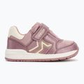 Dětské boty Geox Rishon dark pink/old white 2