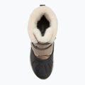 Juniorské sněhule Geox Flexyper ABX dark beige/black 5