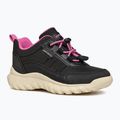 Juniorské boty  Geox Simbyos ABX black/fuchsia 8